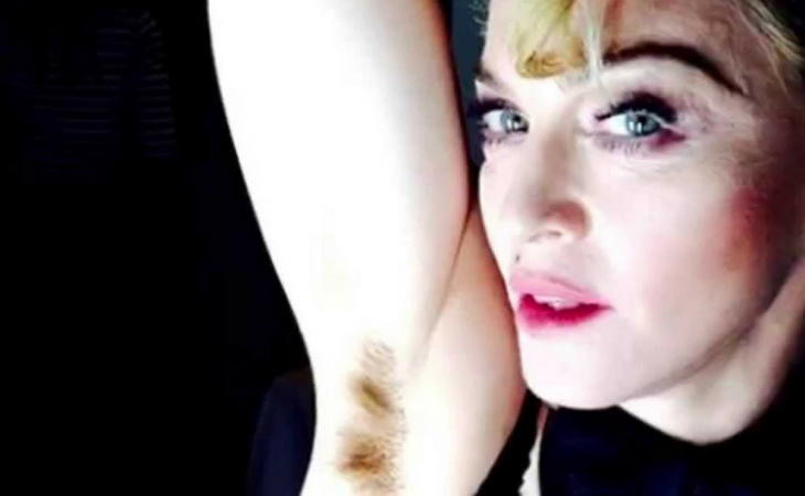 Madonna ya apareció de esta guisa en Facebook en 2015