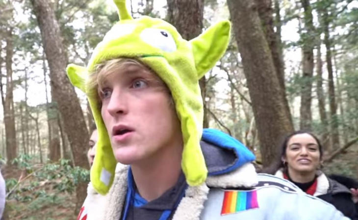 Logan Paul en el vídeo de la polémica