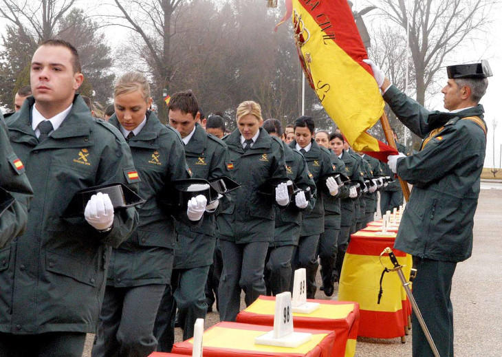 Poca representación femenina en la Guardia Civil