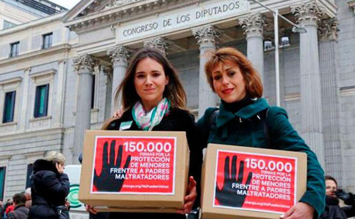 Juana Rivas pidió una ley para que se protegiese a los menores en el caso que existiese violencia machista