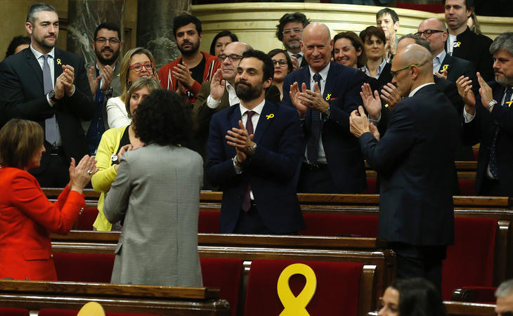 Roger Torrent nuevo presidente del Parlament catalán