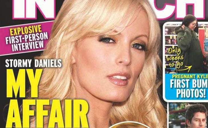 Portada con la actriz porno Stormy Daniels