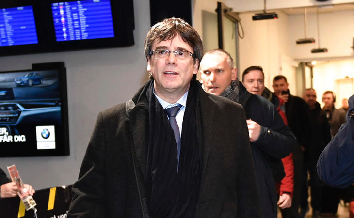 Carles Puigdemont ha viajado hasta Copenhague