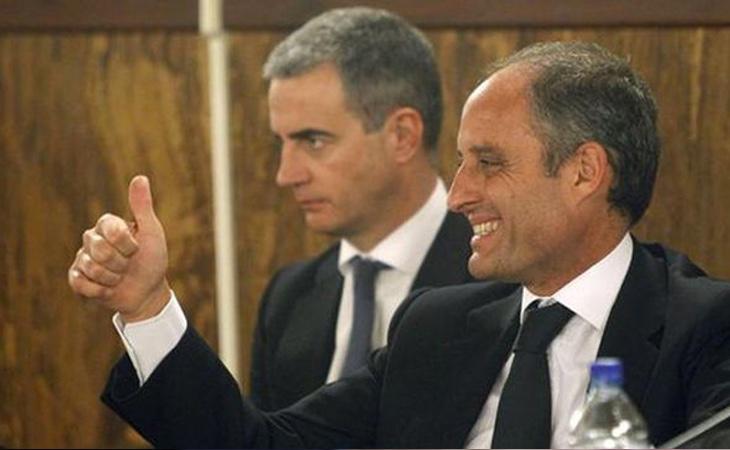 Ricardo Costa (izq) ha sido el último miembro de Gürtel en señalar a Francisco Camps