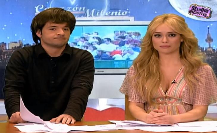 Ángel Martín y Patricia Conde parodiando 'Corazón del milenio'