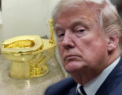 Trump pide al Guggenheim un Van Gogh y el museo le ofrece un retrete de oro usado