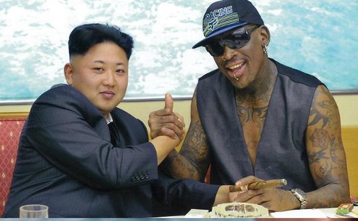 La amistad entre Kim y Rodman es ampliamente conocida