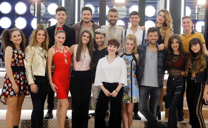 Los dieciséis concursantes de 'OT 2017'