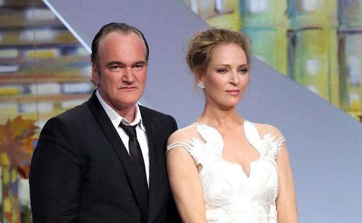 Quentin Tarantino y Uma Thurman