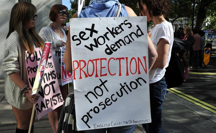 Manifestiación por los derechos de los trabajadores sexuales en UK