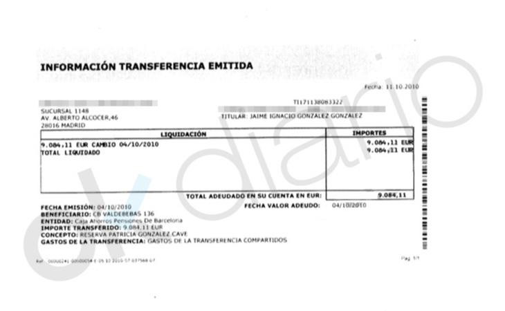 Reserva de Patricia González de 9.084 euros para el piso en Valdebebas / Fuente OKDIARIO