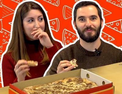 Probamos la nueva pizza de bombones del Telepizza... ¿Sobreviviremos?