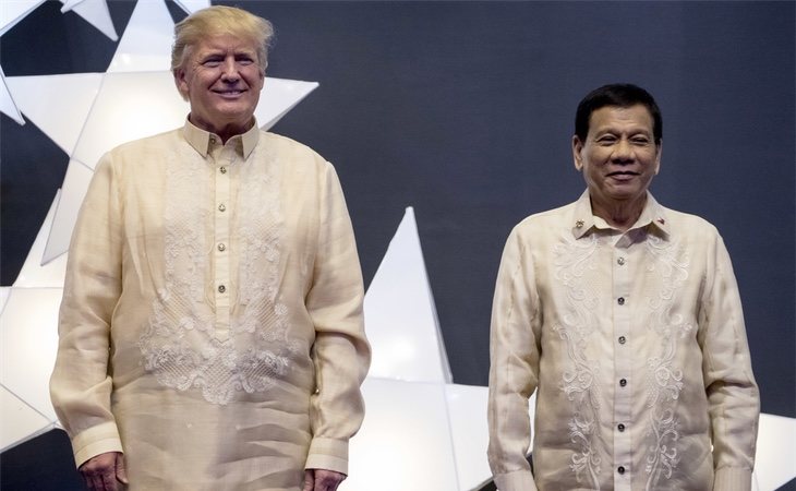 Duterte ha mejorado las relaciones con EEUU tras la llegada de Donald Trump