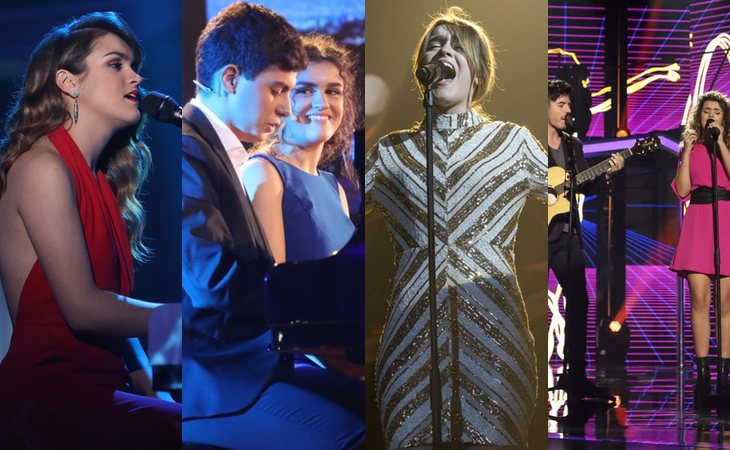 'Miedo' (12), 'City of stars' (19), 'Shake it out' (29 y 47) y 'Shape of you' (34), de Amaia, triunfan