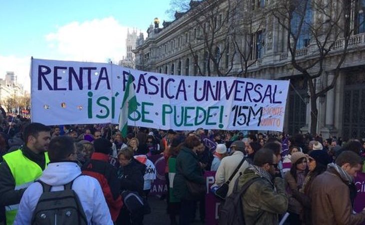 La renta básica es una reivindicación tradicional de los colectivos sociales