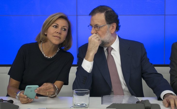 Rajoy nombró a Cospedal ministra de Defensa en noviembre de 2016