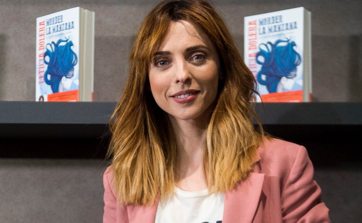 Leticia Dolera en la presetación de su libro, 'Morder la manzana. La revolución será feminista o no será'