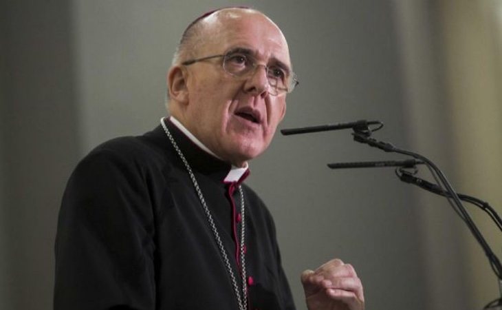 El cardenal está convencido de que la Virgen María apoyaría la huelga feminista