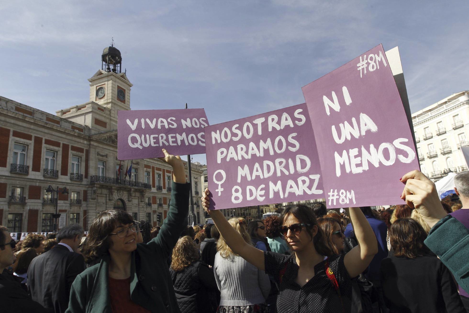 En las manifestaciones, respeta la visibilidad de las mujeres