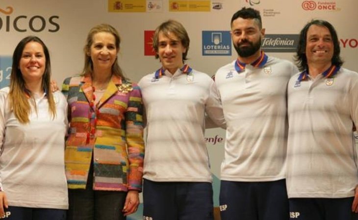 La infanta Elena despidió a los deportistas que nos representarán en los Juegos Paralímpicos 2018