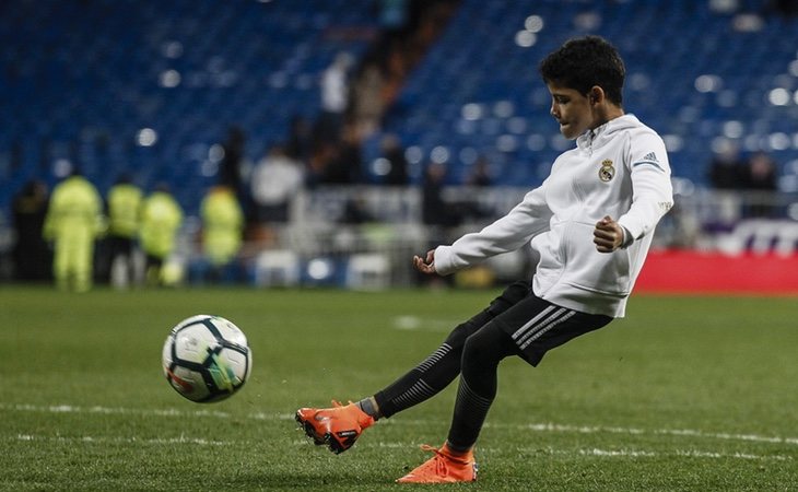 Cristiano Ronaldo Jr. quiere seguir los pasos de su padre en el mundo del fútbol