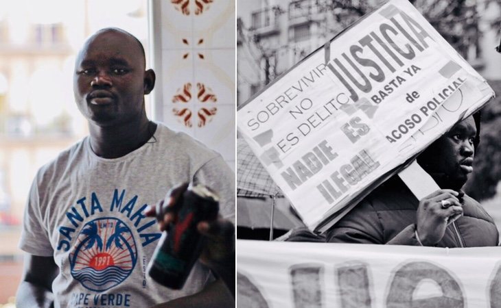 Mmame Mbaye, mantero fallecido tras una persecución policial Foto Twitter manteroslateros