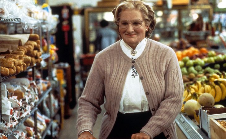 Robin Williams en 'Señora Doubtfire, papá de por vida'