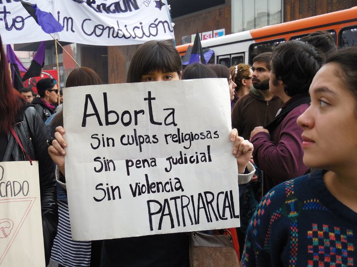 Marchas pidiendo el aborto legal