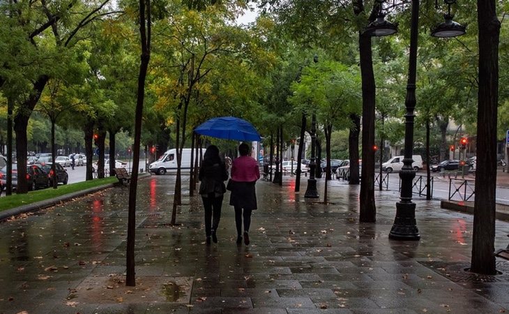 El centro de la península sufrirá lluvias fuertes y persistentes