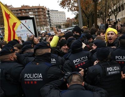 Los Mossos, preocupados por la tensión creciente en Cataluña