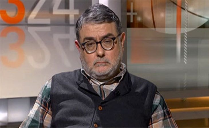 Carles Sastre en una entrevista en TV3