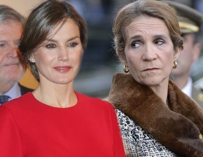 La Infanta Elena se alegra de los abucheos que recibió la Reina Letizia