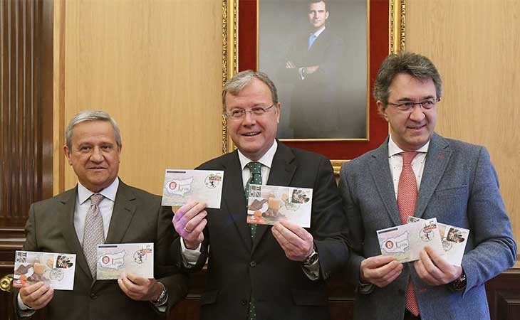 La presentación del sello en León