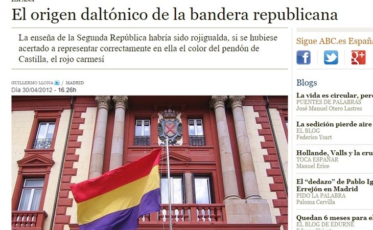 ABC es el diario más duro con la bandera tricolor