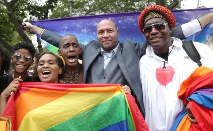 Jason Jones celebrando la diversidad sexual en Trinidad y Tobago