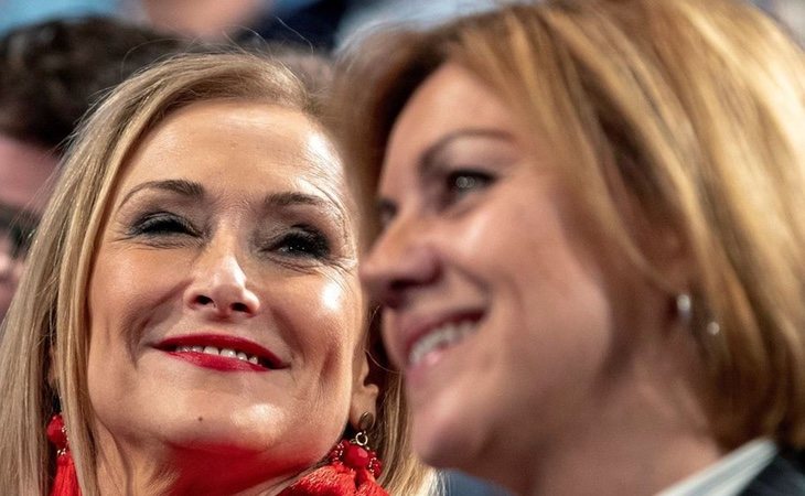 Cifuentes ha contado con el apoyo explícito de Cospedal durante la última crisis