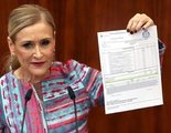 Cifuentes no dimite porque no ve motivo y culpa a Ciudadanos de buscar formar un gobierno de izquierdas