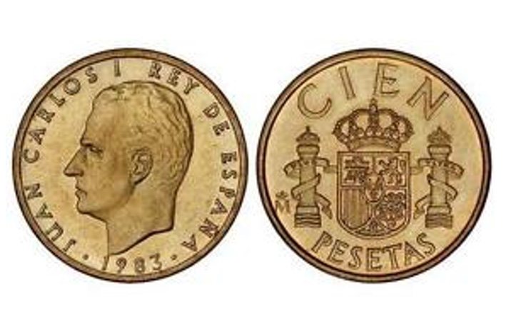 Ejemplar de 100 pesetas de 1983