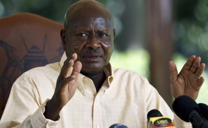  El presidente de Uganda<strong> </strong>Yoweri Museveni