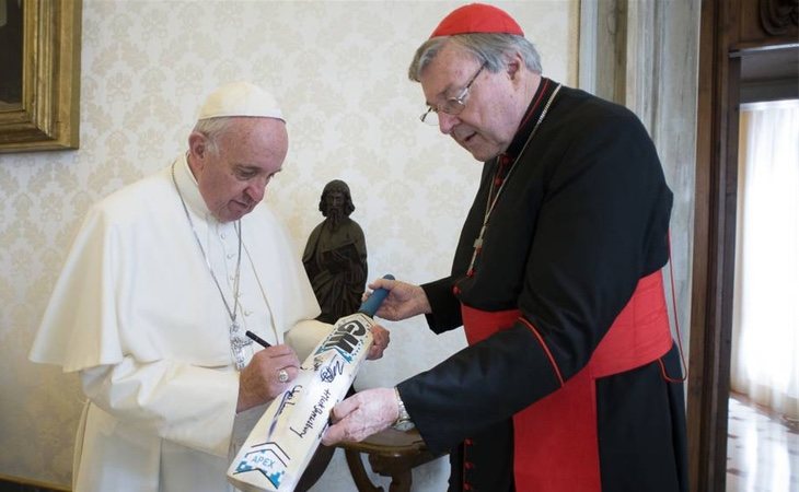 El Papa Francisco y George Pell