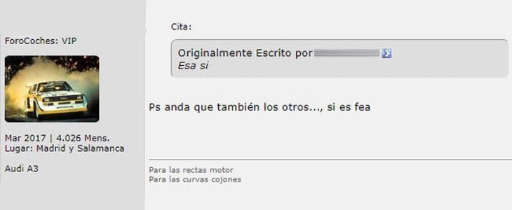 Uno de los foros en los que se han vertido todo tipo de comentarios despectivos sobre la víctima