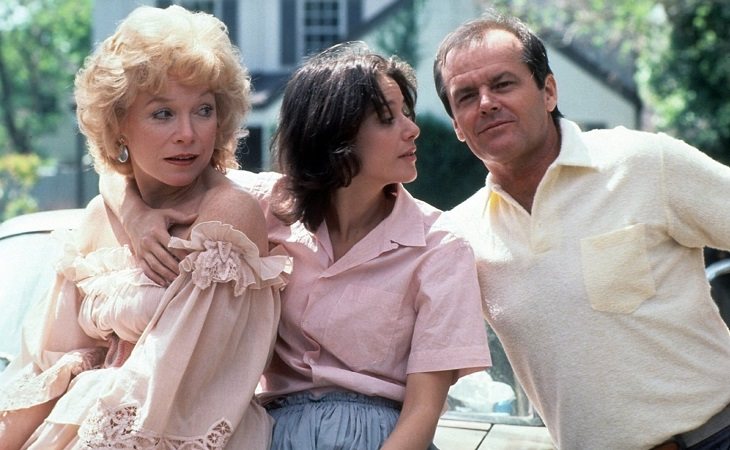 Shirley MacLaine, Debra Winger y Jack Nicholson en 'La fuerza del cariño'