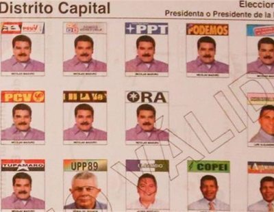 Por qué Nicolás Maduro aparece diez veces en las papeletas para las elecciones de Venezuela