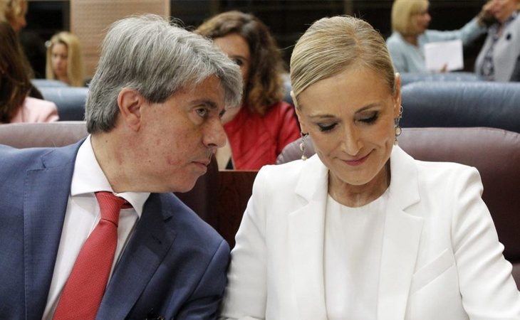 Ángel Garrido y Cristina Cifuentes