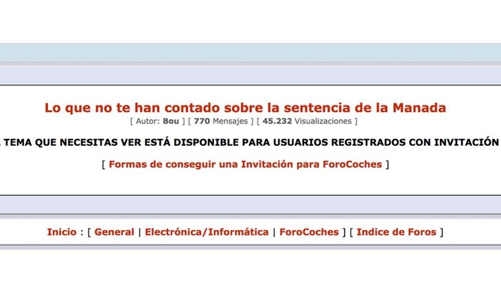 Varios usuarios de Forocoches incitan a no creer a la víctima de 'la manada'