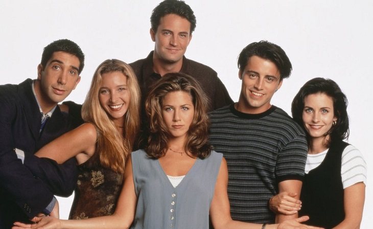 Ross, Phoebe, Chandler, Rachel, Joey y Mónica