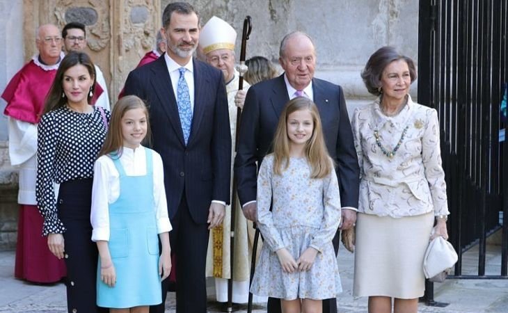 La Familia Real española en uno de sus últimos actos conjuntos