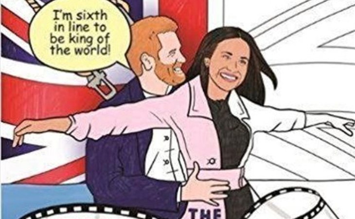 Dibuja y colorea con Harry y Meghan