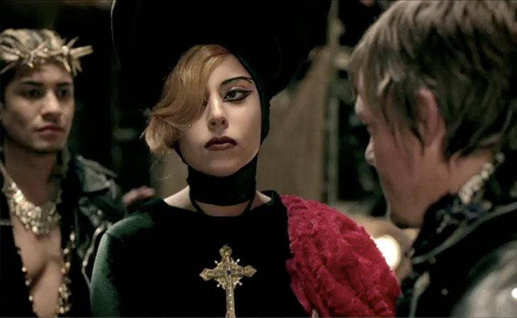 Lady Gaga en el videoclip de 'Judas'