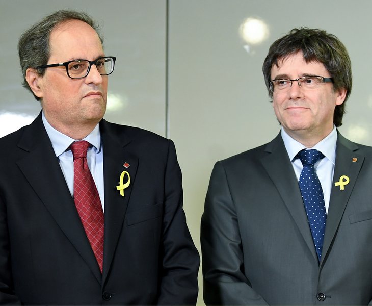 Quim Torra pagará con dinero público sus viajes a Alemania para visitar a Puigdemont